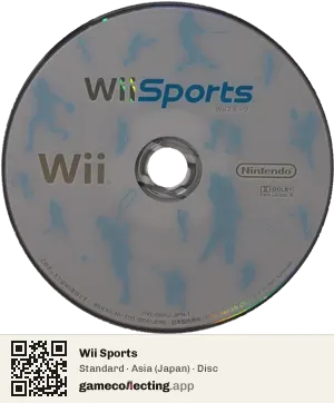Wii Sports Nintendo Wii, Asia disc