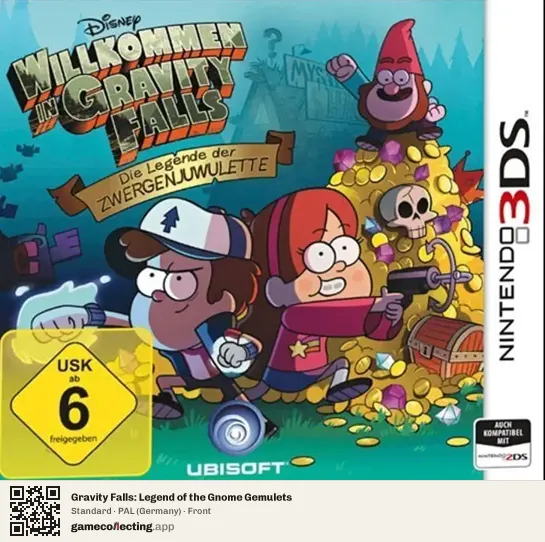 Gravity Falls: Legend of the Gnome Gemulets Nintendo 3DS, Germany box front