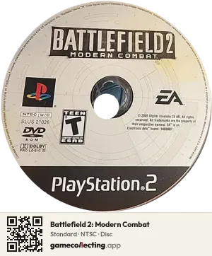 Battlefield 2: Modern Combat PlayStation 2, NTSC disc