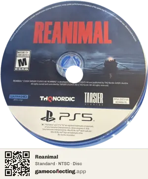 Reanimal PlayStation 5, NTSC disc