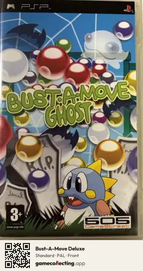 Bust-A-Move Deluxe PlayStation Portable, PAL box front