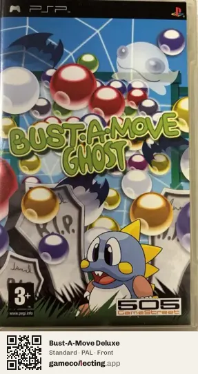 Bust-A-Move Deluxe PlayStation Portable, PAL box front