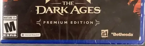 Doom: The Dark Ages, the ESRB box on its front