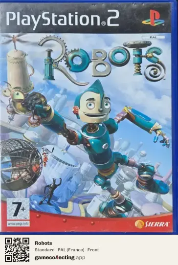 Robots PlayStation 2, France box front