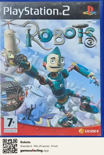 Robots PlayStation 2, France box front