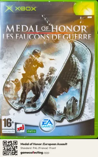 Medal of Honor: European Assault Xbox, France box front