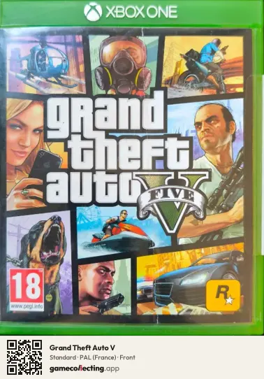 Grand Theft Auto V Xbox One, France box front