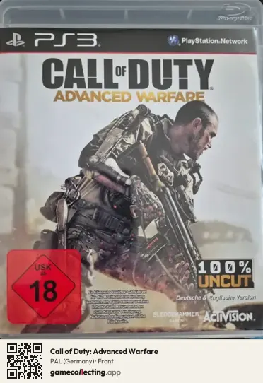 Call of Duty: Advanced Warfare PlayStation 3, Germany box front