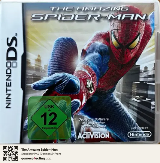 The Amazing Spider-Man Nintendo DS, Germany box front