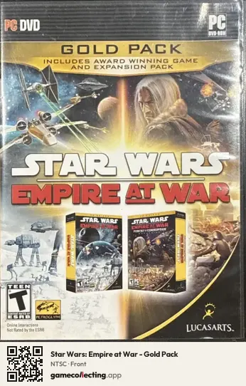Star Wars: Empire at War - Gold Pack Computer, NTSC box front