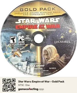 Star Wars: Empire at War - Gold Pack Computer, NTSC disc