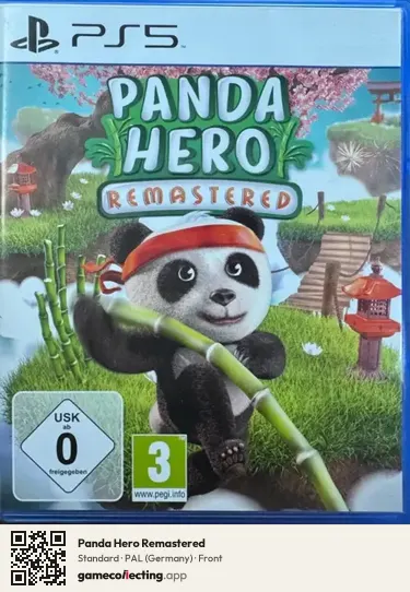 Panda Hero Remastered PlayStation 5, Germany box front