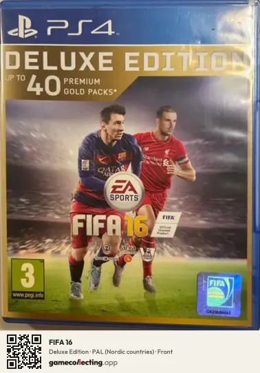 FIFA 16 PlayStation 4, Nordic countries box front