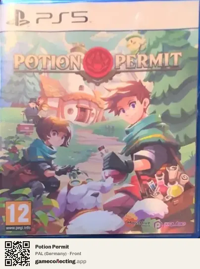 Potion Permit PlayStation 5, Germany box front
