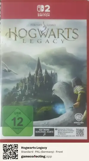 Hogwarts Legacy Nintendo Switch 2, Germany box front