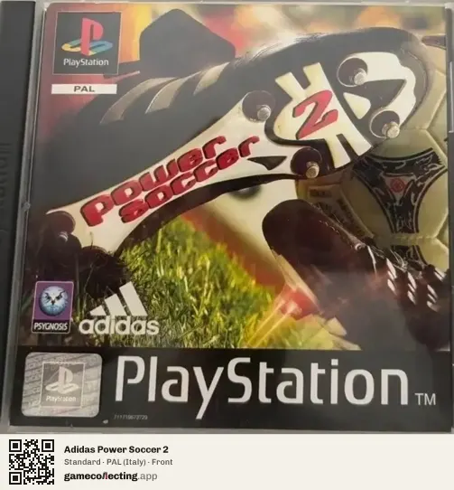Adidas Power Soccer 2 PlayStation, Italy box front