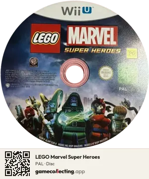 LEGO Marvel Super Heroes Nintendo Wii U, PAL disc