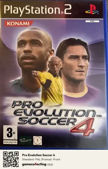 Pro Evolution Soccer 4 PlayStation 2, France box front