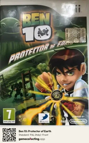 Ben 10: Protector of Earth Nintendo Wii, Italy box front