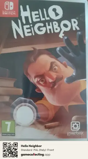 Hello Neighbor Nintendo Switch, Italy box front