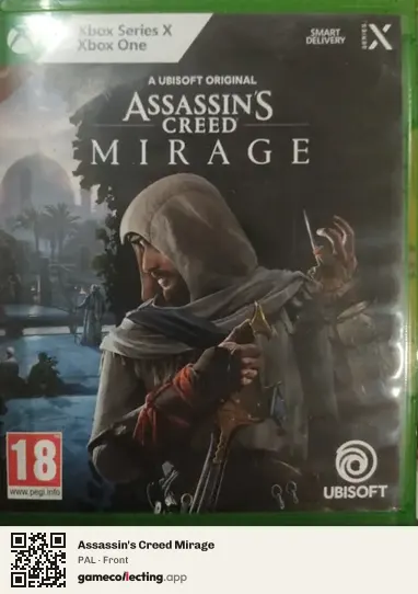 Assassin's Creed Mirage Xbox One, PAL box front