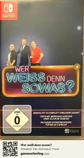 Wer weiß denn sowas? Nintendo Switch, Germany box front