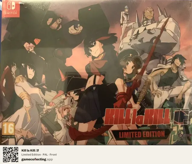 Kill la Kill: If Nintendo Switch, PAL box front
