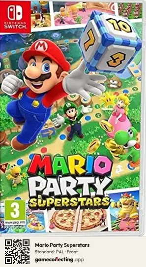 Mario Party Superstars Nintendo Switch, PAL box front