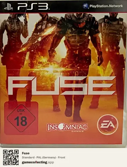 Fuse PlayStation 3, Germany box front