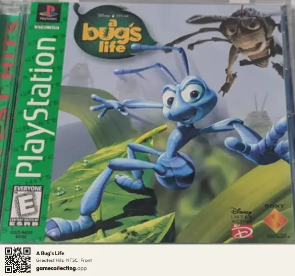 A Bug's Life PlayStation, NTSC box front