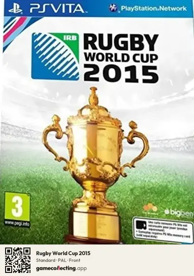 Rugby World Cup 2015 PlayStation Vita, PAL box front