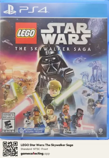 LEGO Star Wars: The Skywalker Saga PlayStation 4, NTSC box front