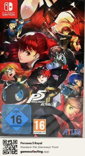 Persona 5 Royal Nintendo Switch, Germany box front