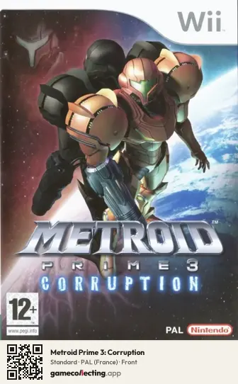 Metroid Prime 3: Corruption Nintendo Wii, France box front