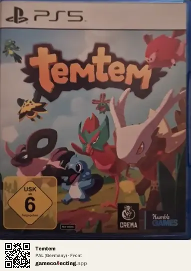 Temtem PlayStation 5, Germany box front