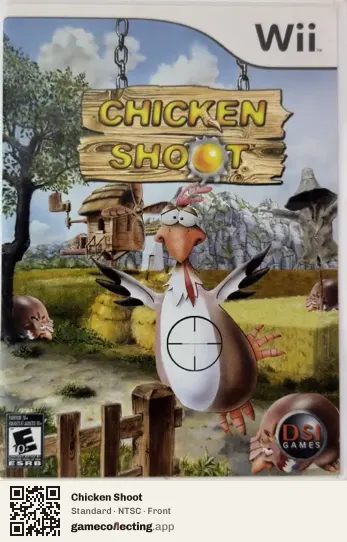 Chicken Shoot Nintendo Wii, NTSC box front