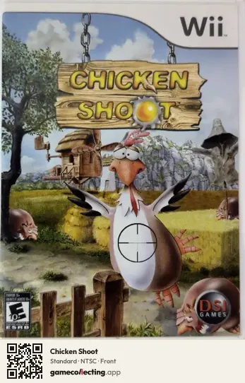 Chicken Shoot Nintendo Wii, NTSC box front