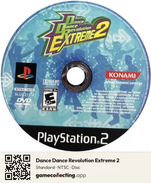 Dance Dance Revolution Extreme 2 PlayStation 2, NTSC disc