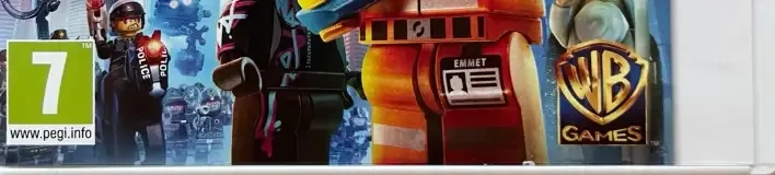 The LEGO Movie Videogame, the PEGI square on its front