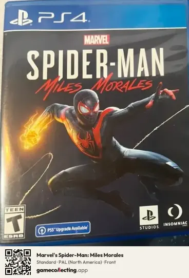 Marvel's Spider-Man: Miles Morales PlayStation 4, North America box front