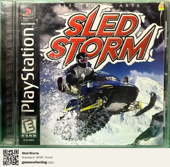 Sled Storm PlayStation, NTSC box front