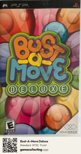 Bust-A-Move Deluxe PlayStation Portable, NTSC box front