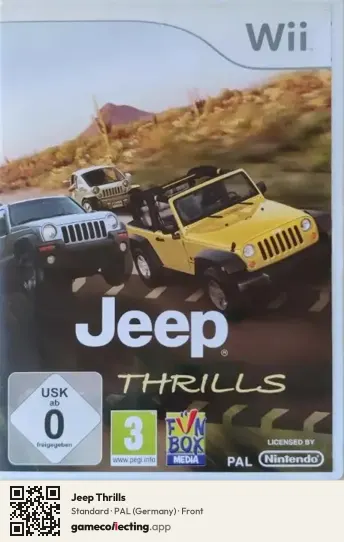 Jeep Thrills Nintendo Wii, Germany box front