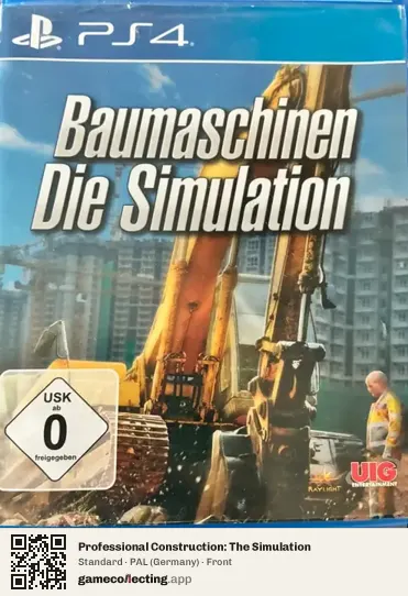 Professional Construction: The Simulation PlayStation 4, Germany box front