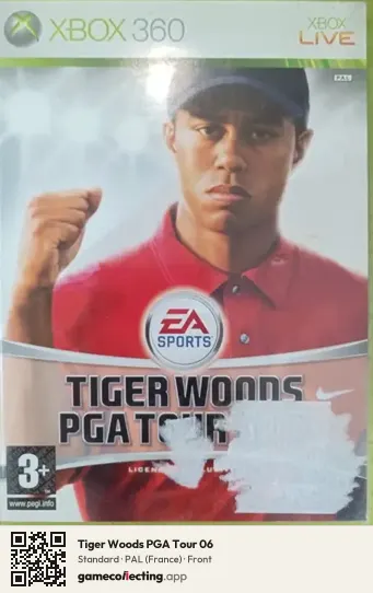 Tiger Woods PGA Tour 06 Xbox 360, France box front