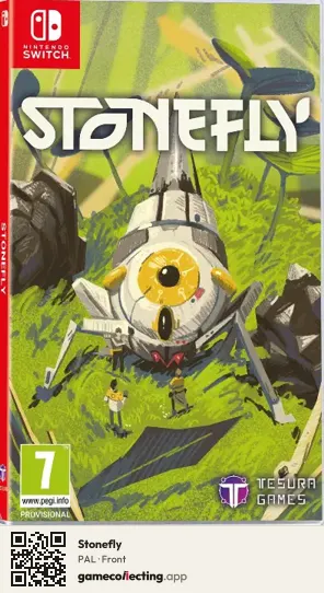 Stonefly Nintendo Switch, PAL box front