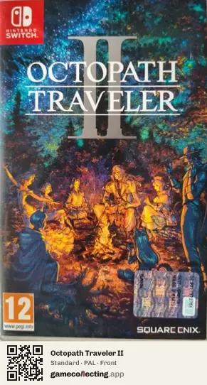 Octopath Traveler II Nintendo Switch, PAL box front