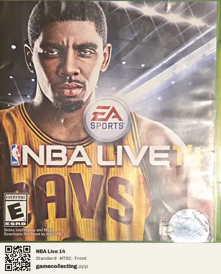 NBA Live 14 Xbox One, NTSC box front