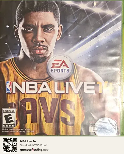NBA Live 14 Xbox One, NTSC box front