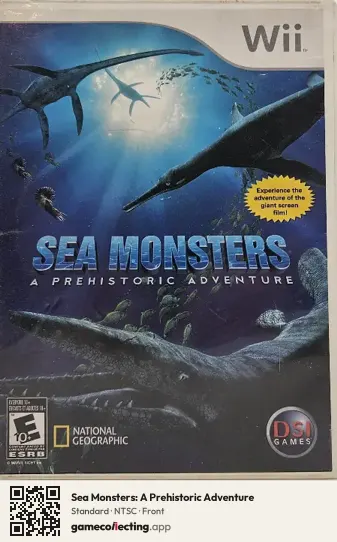 Sea Monsters: A Prehistoric Adventure Nintendo Wii, NTSC box front